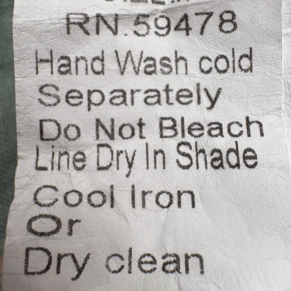 Lungo L'Arno 100% Linen Shift Dress M Lagenlook Italy Sage-Green - Picture 11 of 11